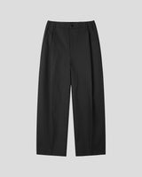 Marel One-tuck Wide Cotton Pants