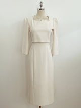 26SS★ Lindas Notch Square H-Line One Piece