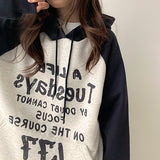 Loran Color Raglan Napping Hoodie