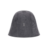 VA Stud Pigment Round Bucket Hat / Black