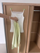 レースキャミトップ (Dumble, Bio-Washed) 2sizes - Ivory