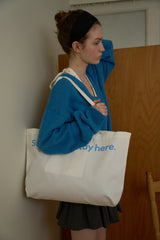 Moa v-neck knit_blue