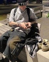 No.0770 fatigue cago denim SHORTS (3color)
