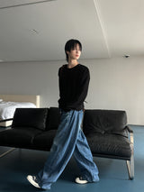 Quro ネックレス リブTシャツ