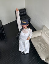 レイヤードシースルーニットウェアフーディー