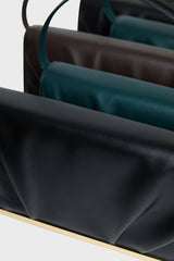 GATHERED BAG BLACK