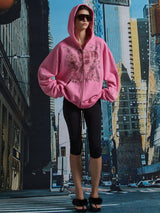 GIRLS ZIP-UP HOODIE