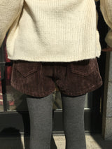 [Guest Look] コーデュロイショーツwithファーライニング (3c)