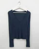 Kaya V-neck long sleeve (5color) 