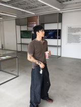 No.1322 PMヘンリーネックゴルジハーフTシャツ (4color)