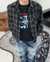 Caen Damaged Wash Denim Pants