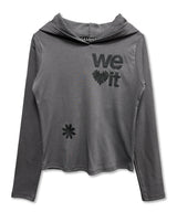 We love It Hoodie Long Sleeve_Charcoal