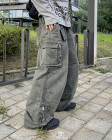 Lansen Pigment Washing Cargo Pants