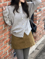 #PN Soft Loose Round Knit Cardigan (4color)
