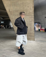 AEバックワードスウェットパンツ_メランジグレー