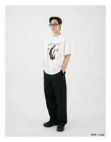 ファーリングフラワー O/W オーバーフィットTシャツ