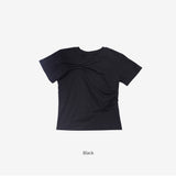 エラン ピンタック シャーリング Tシャツ