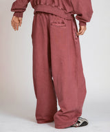 P. Basic cross sweat Pants _ Solid pink 