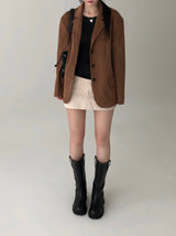 Ronnie cotton mini skirt (one color)