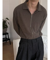 [F/W] ヘアジッパーカラジップアップ(3color)