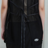 Mesh Netted Sleeveless black