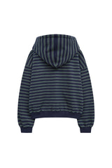 セットstフードジップアップ (navy)