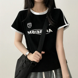リッパートラックラインカラー半袖Tシャツ