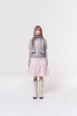 ミニリボンマフラー (gray)