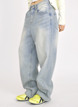 (UNISEX)soft denim pants