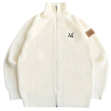 MION HIGH NECK 2-WAY ZIP-UP CARDIGAN UNISEX (3COLOR)