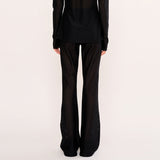 See-through Leggings - Black