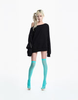 [2ND] CROSS SHOULDER SWEATSHIRT(BLACK)