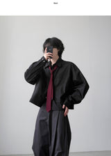 Jade クロップオーバーシャツ