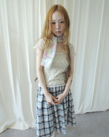 GARDEN LACE CAP SLEEVE T-SHIRT