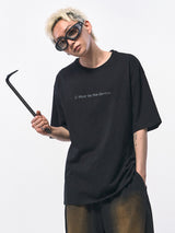 C Wear オーバーサイズTシャツ BLACK