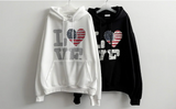 LOVE American flag hood [Fleece]