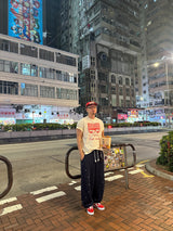 [UNISEX] ヒップレタリングスタッドベルトジョガー& ワイドパンツ