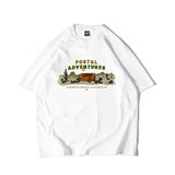 DAKYAM 2025S/S ポスタルジャーニープリンティングTシャツ