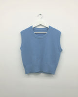 Multiple Crewneck Vest (3color)