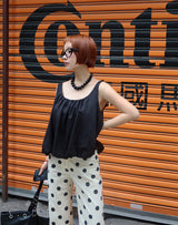 Youth Pumpkin Balloon Bustier Blouse
