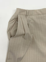 Eiffel Stripe Banding Wide Slacks