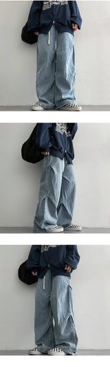 Melvtuck String Wide Denim Pants (3 colors)