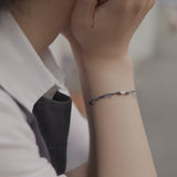 Love even your sadness, line bracelet