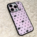 [MADE] Rose . dot Glass Bumper I-case