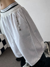 Loin Contrast Keyring Side Pintuck Bermuda Shorts 4 color