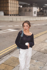 Soft Knit Lazy Tip Up Top - 3 colours