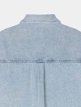 ASCLO Summer Denim Roll Up Shirt (2color)