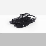 シャトウメッシュフラットサンダルズ