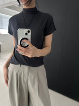 402 / ナチュラルハーフネックTシャツ