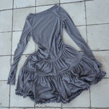 tutu jersey dress_grey